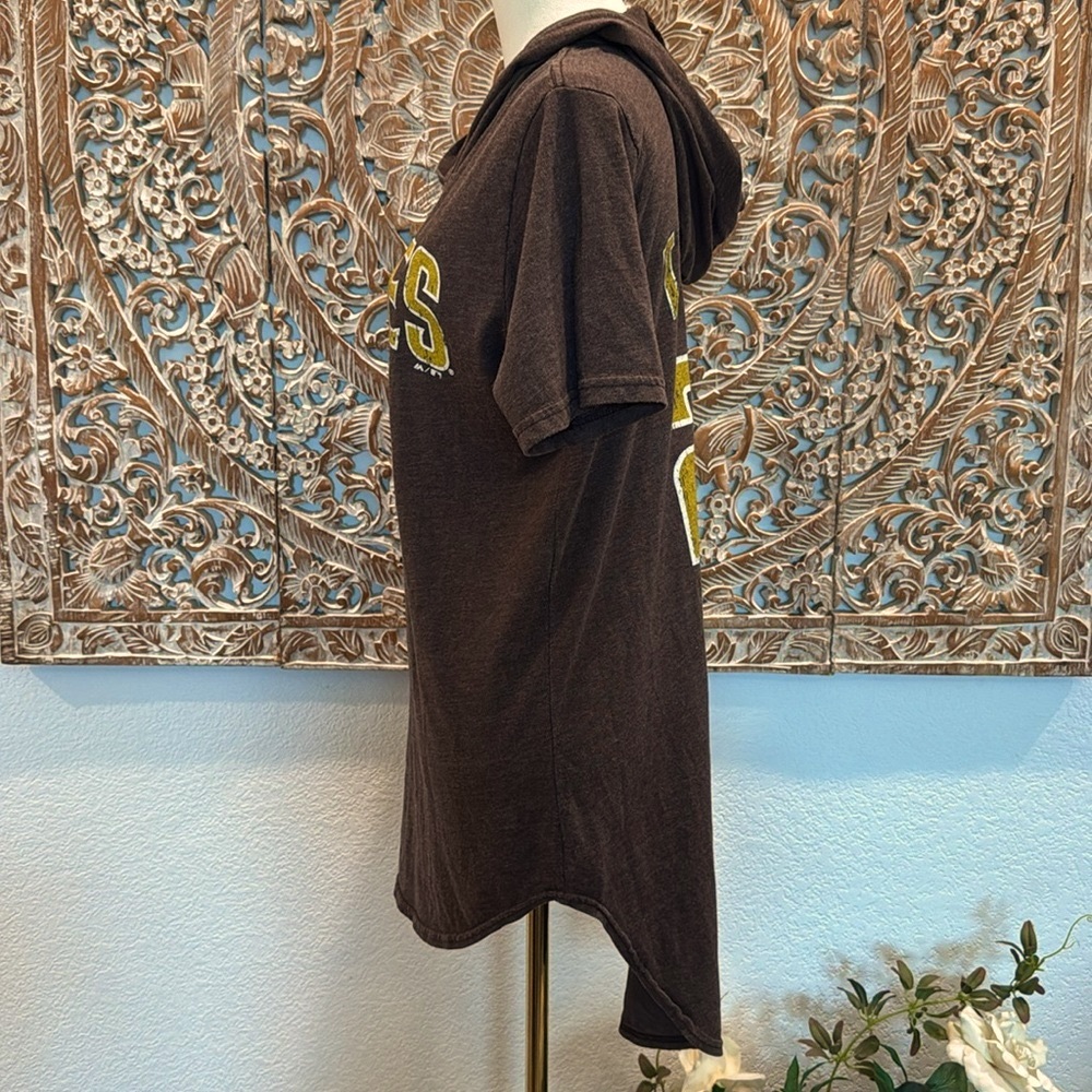 Majestic Threads San Diego Padres Fernando Tatis Jr. Brown T-shirt Mini Dress - Picture 5 of 13